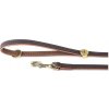 Vodítko kože Bilbao S 110cm/15mm hnedé MYFAMILY Vodítko kože Bilbao S 110cm/15mm hnedé MYFAMILY