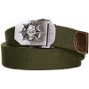 Opasok 101 Inc Skull Star - olivový, 130 Opasok 101 Inc Skull Star - olivový, 130