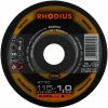 Rhodius 207436 | Rezný kotúč 115 x 1,0 x 22,23 mm, XT70, rovný Rhodius 207436 | Rezný kotúč 115 x 1,0 x 22,23 mm, XT70, rovný