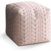 Sablio Taburet Staroružové pletenie: 40x40x40 cm