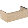 Ideal Standard Finesse - Umývadlová skrinka, 100x51x37 cm, 1 zásuvka, biely dub E3393US Ideal Standard Finesse - Umývadlová skrinka, 100x51x37 cm, 1 zásuvka, biely dub E3393US