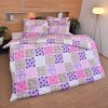 Stanex Bavlnené obliečky Patchwork ružové 140x220 cm + 90x70 cm (LS237) Stanex Bavlnené obliečky Patchwork ružové 140x220 cm + 90x70 cm (LS237)