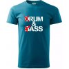 Drum & Bass Rum & Ass tričko Tmavý tyrkys