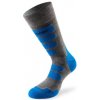 Lenz ponožky X-Country 2.0 šedá/modrá