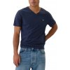GAP | GAP Micro Logo V-Neck | modrá| M GAP | GAP Micro Logo V-Neck | modrá| M