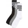 Vans Classic Check Crew 3 Pack Checkerboard Black/White 42.5-47 Vans Classic Check Crew 3 Pack Checkerboard Black/White 42.5-47
