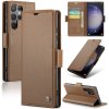 Puzdro na Samsung Galaxy S24 Ultra CASEME smooth hnedé Puzdro na Samsung Galaxy S24 Ultra CASEME smooth hnedé