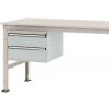 Manuflex ZB4514.7035 Spodná konštrukcia domu, stacionárne, využiteľná výška 300 mm s 2 zásuvkami. Pre hĺbku stola 1200 mm; ZB4514.7035 Manuflex ZB4514.7035 Spodná konštrukcia domu, stacionárne, využiteľná výška 300 mm s 2 zásuvkami. Pre hĺbku stola 1200 mm; ZB4514.7035