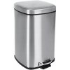Kôš na odpadky nerezová oceľ Orion 12l strieborný Kôš na odpadky nerezová oceľ Orion 12l strieborný