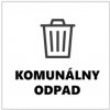 Nálepka komunálny odpad 15x15 cm - 100 ks Nálepka komunálny odpad 15x15 cm - 100 ks