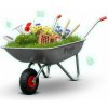 KingWay Záhradný fúrik pozinkovaný 120L Veľké koleso Ľahká práca v záhrade KingWay Záhradný fúrik pozinkovaný 120L Veľké koleso Ľahká práca v záhrade