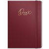 Baloušek Tisk - David - Luxi - denný diár 2026, bordó, A5, 14,3 × 20,5 cm Baloušek Tisk - David - Luxi - denný diár 2026, bordó, A5, 14,3 × 20,5 cm