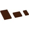 Ploché kocky 3 ks - bledo hnedé Ploché kocky 3 ks - bledo hnedé