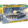 Zvezda Model Kit T 34 76 mod.1943 Uralmash 3689 1:35