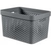 CURVER INFINITY 17L 36 x 27 x 22 cm, recyklovaný plast, tmavo sivý 04740-G43