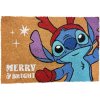 Disney Vianočná rohožka pred dvere Lilo&Stitch Stitch Merry&Bright 60 x 40 cm Disney Vianočná rohožka pred dvere Lilo&Stitch Stitch Merry&Bright 60 x 40 cm