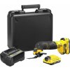 Stanley SFMCE500D2K V20 Aku multifunkčná oscilačná brúska (18V/2x2,0Ah), kufor Stanley SFMCE500D2K V20 Aku multifunkčná oscilačná brúska (18V/2x2,0Ah), kufor