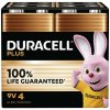 Duracell MN1604 Plus 9 V batéria alkalicko-mangánová 9 V 4 ks; 142305 Duracell MN1604 Plus 9 V batéria alkalicko-mangánová 9 V 4 ks; 142305