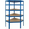 Malatec 13140 Rohový regál s MDF policami 1800 × 900 × 400 mm, 175 kg Malatec 13140 Rohový regál s MDF policami 1800 × 900 × 400 mm, 175 kg