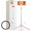 TECH-PROTECT L10S MagSafe Bluetooth selfie tyč / tripod, pink/grey TECH-PROTECT L10S MagSafe Bluetooth selfie tyč / tripod, pink/grey