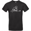 Tričko E190 dizajn Zvárač čierne XXL Tričko E190 dizajn Zvárač čierne XXL