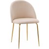 Dobse Zamatová stolička Fargo Gold Velvet béžová Dobse Zamatová stolička Fargo Gold Velvet béžová
