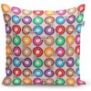 Sablio Vankúš Farebné špirály - 50x50 cm Sablio Vankúš Farebné špirály - 50x50 cm