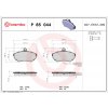 Sada brzdových platničiek, vždy 4 kusy v sade BREMBO P 85 044 (P85044) Sada brzdových platničiek, vždy 4 kusy v sade BREMBO P 85 044 (P85044)