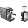 Stone Espresso Pure + Stone Espresso Pebble, chrome Stone Espresso Pure + Stone Espresso Pebble, chrome