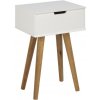 | Nočný stolík CARLY dub/biela | AO0010 | Nočný stolík CARLY dub/biela | AO0010
