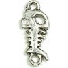 EU Kovový prívesok FISHBONE 15x6mm staré striebro EU Kovový prívesok FISHBONE 15x6mm staré striebro
