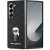 Karl Lagerfeld PU Saffiano Monogram Ikonik Samsung Galaxy Z Fold 6 Black KLHCZFD6SAPKINPK