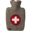 Hugo Frosch termofor Classic s plsteným obalom zo 100% ovčej vlny merino - kríž 0703.5