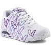 Skechers Nízke tenisky JGoldcrown Uno Lite - Spread the Love 155507-WLPR Biela Skechers Nízke tenisky JGoldcrown Uno Lite - Spread the Love 155507-WLPR Biela