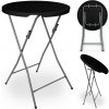 Skladací stolík GALA 80 cm čierny Skladací stolík GALA 80 cm čierny