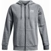 Pánska mikina Under Armour Essential Fleece FZ Hood Veľkosť: XL / Farba: sivá/biela Pánska mikina Under Armour Essential Fleece FZ Hood Veľkosť: XL / Farba: sivá/biela