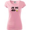 Je mi 50 pivo - Dámske tričko Pure - L ( Ružová ) Je mi 50 pivo - Dámske tričko Pure - L ( Ružová )