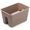 Květináč na zábradlí RATOLLA 40 cm - barva: mocca Květináč na zábradlí RATOLLA 40 cm - barva: mocca