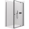 CERANO - Sprchovací kút Santini Ľ/P - 6 mm - čierna matná, transparentné sklo - 100x100x195 cm - pivotový CER-428962 CERANO - Sprchovací kút Santini Ľ/P - 6 mm - čierna matná, transparentné sklo - 100x100x195 cm - pivotový CER-428962