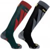 Ponožky Salomon S/Access 2pack green/black 19/20 S Ponožky Salomon S/Access 2pack green/black 19/20 S