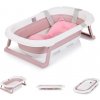 Chipolino Skladacia detská vanička Isla s kúpaceou podložkou Ružová Chipolino Skladacia detská vanička Isla s kúpaceou podložkou Ružová