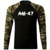 Dragowa Fit-T tričko s dlhým rukávom AK-47 woodland