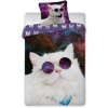 FARO Obliečky Mačka vo vesmíre Bavlna, 140/200, 70/90 cm FARO Obliečky Mačka vo vesmíre Bavlna, 140/200, 70/90 cm