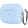 AppleKing silikónový ochranný obal s karabínou pre AirPods Pro 2 (2022) s konektorom Lightning - svetlomodrý - možnosť vrátiť tovar ZADARMO do 30tich dní AppleKing silikónový ochranný obal s karabínou pre AirPods Pro 2 (2022) s konektorom Lightning - svetlomodrý - možnosť vrátiť tovar ZADARMO do 30tich dní