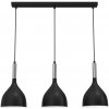 Luminex | Luster na lanku NOAK 3xE27/15W/230V čierna/chróm | LU3894 Luminex | Luster na lanku NOAK 3xE27/15W/230V čierna/chróm | LU3894