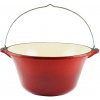 Perfect Home 12013 Smaltovaný liatinový kotlík na guláš, 16 L, červený Perfect Home 12013 Smaltovaný liatinový kotlík na guláš, 16 L, červený