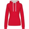 Kariban Mikina Kariban K465 s kontrastní kapucí, dámská COT20K46594103-red/white L Červená/bílá Kariban Mikina Kariban K465 s kontrastní kapucí, dámská COT20K46594103-red/white L Červená/bílá