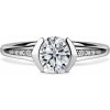Harmonia | Zásnubný prsteň so stredovým kameňom 1.000ct, biele zlato, s diamantmi 56 Harmonia | Zásnubný prsteň so stredovým kameňom 1.000ct, biele zlato, s diamantmi 56