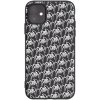 Picasee silikónový čierny obal pre Apple iPhone 11 - Separ - White On Black 2 Picasee silikónový čierny obal pre Apple iPhone 11 - Separ - White On Black 2
