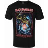Tričko metal ROCK OFF Iron Maiden World Piece Tour '83 V1 BL Čierna Tričko metal ROCK OFF Iron Maiden World Piece Tour '83 V1 BL Čierna